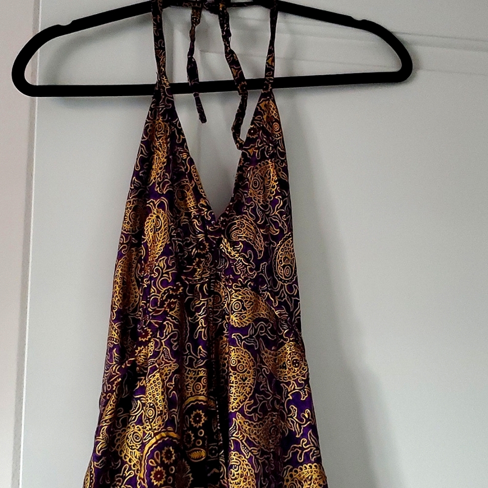 Long halter dress
